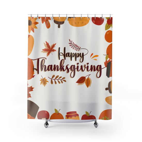 Thanksgiving Shower Curtains