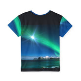 Kids Sports Jersey
Northern Lights Jersey
Athletic Shirt for Kids
Colorful Sportswear
Activewear for Children