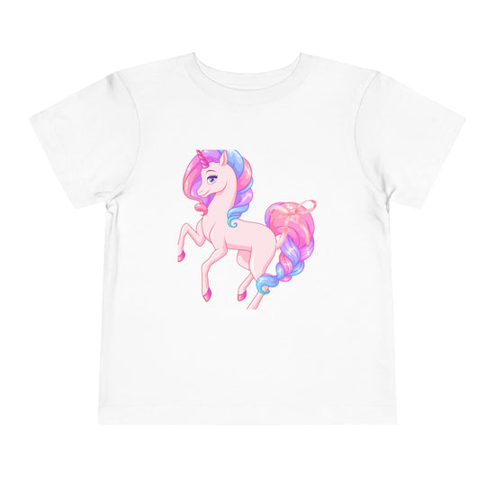 Unicorn Toddler Shirt
Girls Short Sleeve Tee
Cute Unicorn T-Shirt
Toddler Graphic Tee
Magical Kids Clothing