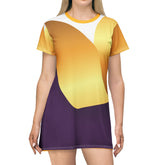 Wave Print T-Shirt Dress
Casual T-Shirt Dress
Comfortable Summer Dress
Artistic Print Dress
Everyday Wear Dress