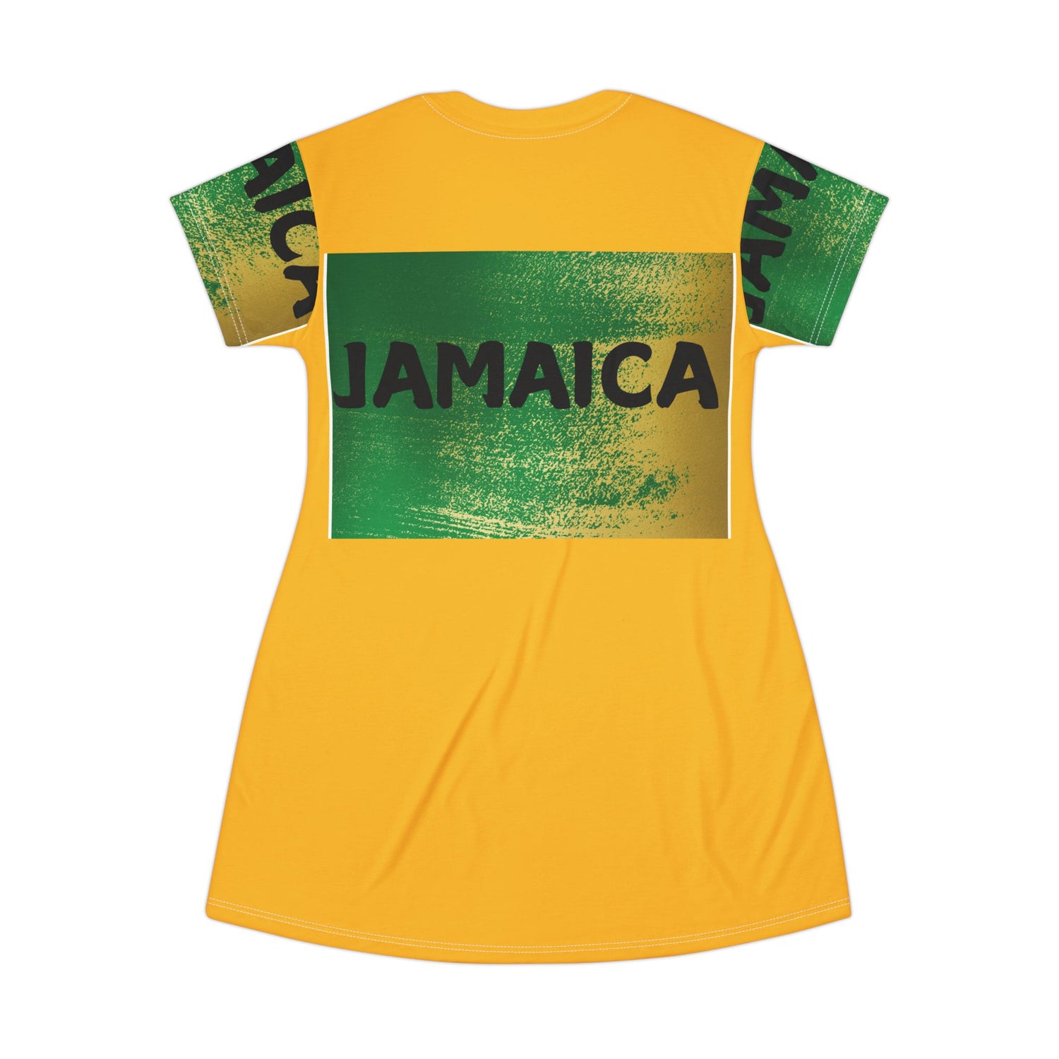 jamaica t shirt dress T-shirt Dress in Jamaican Flag Redesign, Tunic Dress, Original Unique Clothing