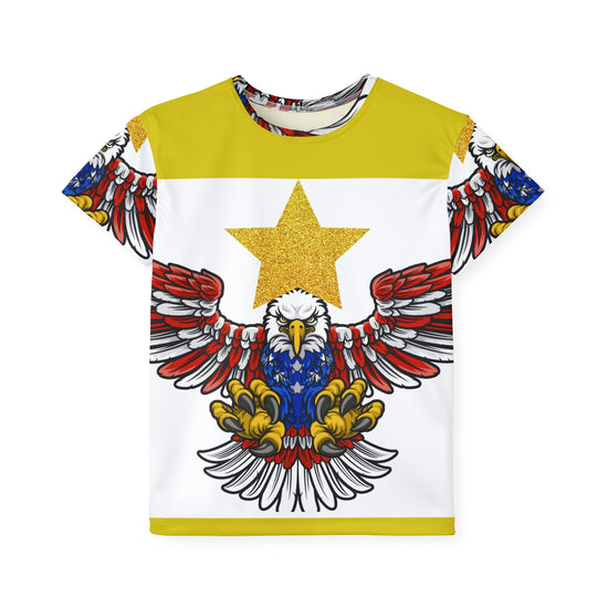 Patriotic Eagle with Gold Star All-Over Print For Kids