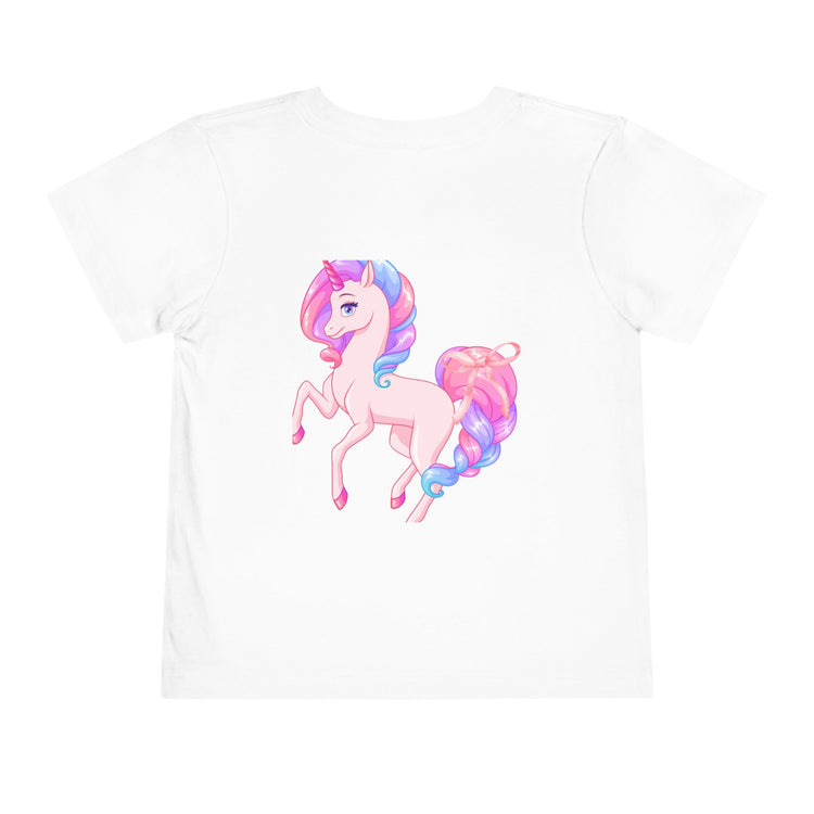 Unicorn Toddler Shirt
Girls Short Sleeve Tee
Cute Unicorn T-Shirt
Toddler Graphic Tee
Magical Kids Clothing
