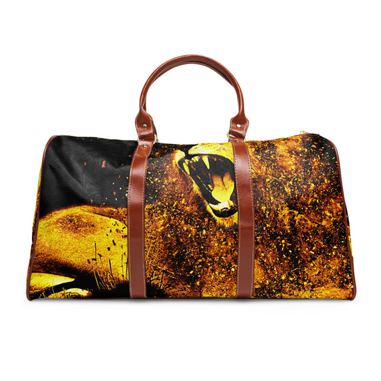 Lion Designed Waterproof Travel Bag