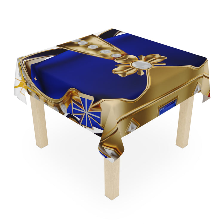 King CrKing Crown Tablecloth
Royal Tablecloth
Luxury Tablecloth
Elegant Dining Tablecloth
Crown Design Table Coverown Designed Tablecloth featuring a luxurious blue and gold pattern, perfect for elegant home decor.