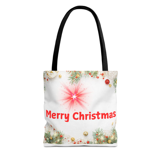 Christmas Decorated Tote Bag
