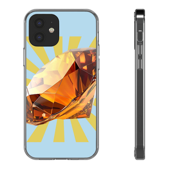 Diamond Designed Clear Case