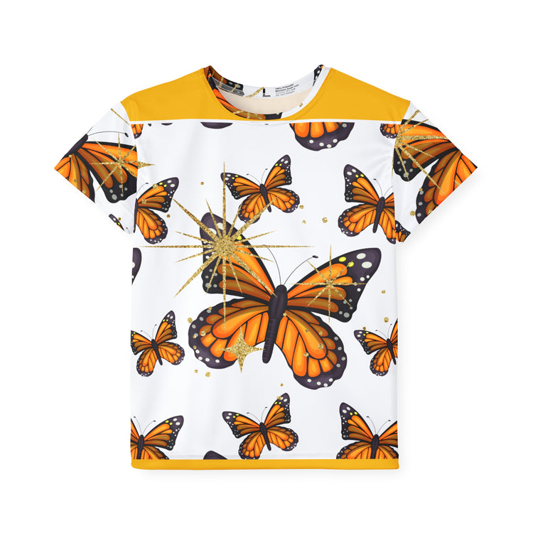 Kids Sports Jersey
Butterfly Kids Jersey
Colorful Athletic Shirt
Youth Activewear
Kids Sportswear Shirt