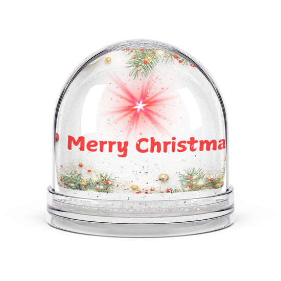 Merry Christmas Snow Globe