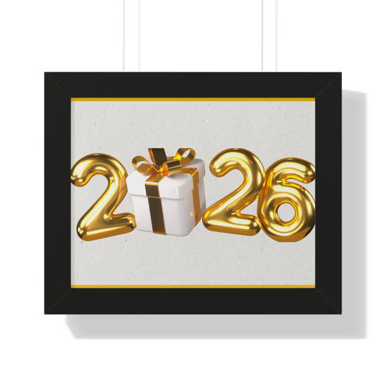 2026 Framed Horizontal Poster
