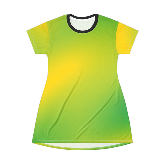 Colored Design T-Shirt Dress