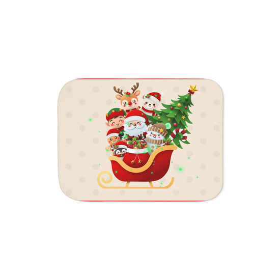 Christmas Sherpa Blanket for Kids