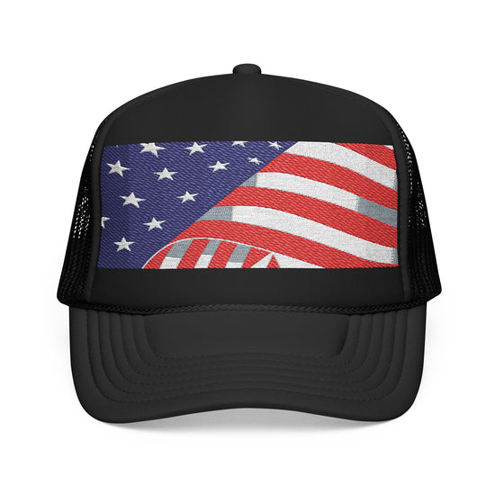 American Flag Trucker Hat