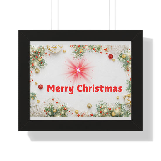Christmas Framed Horizontal Poster