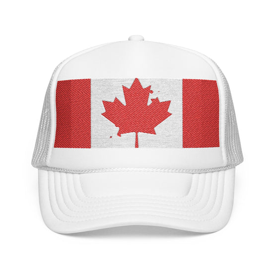 Canada Trucker Hat
Embroidered Baseball Cap
Foam Front Hat
Adjustable Snapback Hat
Canadian Pride Hat