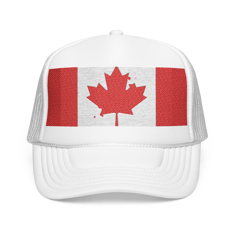 Canada Trucker Hat
Embroidered Baseball Cap
Foam Front Hat
Adjustable Snapback Hat
Canadian Pride Hat